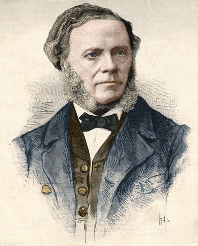 塞萨尔-弗兰克（1822 - 1890），法国作曲家，比利时籍风琴家。 作者 未知艺术家