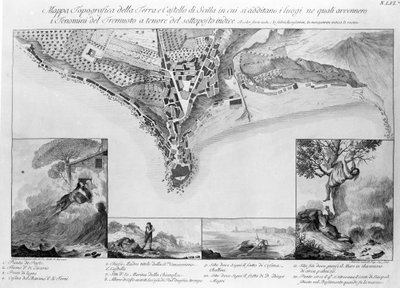 1783年发生在Scilla（意大利）的地震。 作者 未知艺术家