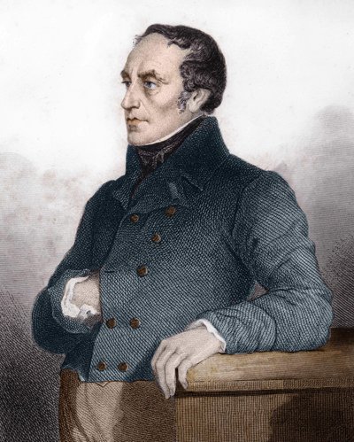 弗朗索瓦-吉佐（1787-1874），法国政治家和历史学家--《路易-菲利普政治和私人生活史》中的雕刻作品 作者 未知艺术家