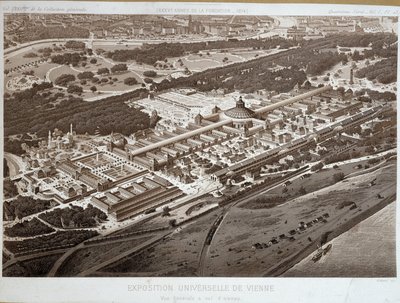 1873年维也纳世界博览会的概貌。 作者 未知艺术家