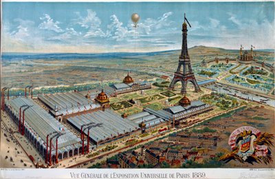 1889年巴黎世界博览会全景 作者 未知艺术家