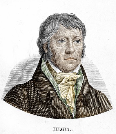 黑格尔（Georg Wilhem Friedrich Hegel）（1770 - 1831），德国哲学家。 作者 Unknown artist