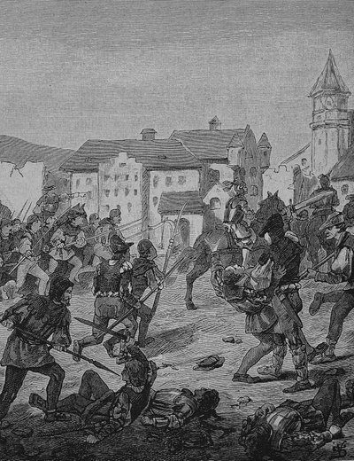 德国农民战争（1524-1526 年）：攻打温斯贝格 作者 未知艺术家