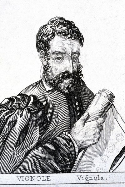 贾科莫-巴罗兹（Giacomo Barozzi），又名维诺拉（il Vignola），法语为Le Vignole（1507 - 1573），意大利建筑师。 作者 未知艺术家