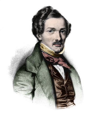 吉尔伯特-杜普雷兹（1806 - 1896），法国男高音 - 法国男高音吉尔伯特-路易斯-杜普雷兹（1806 - 1896）的肖像 作者 Unknown artist