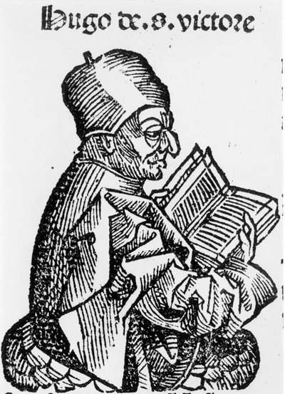 圣维克多的休，哈特曼-斯切德尔的木刻版画《纽伦堡编年史》1493年 作者 未知艺术家