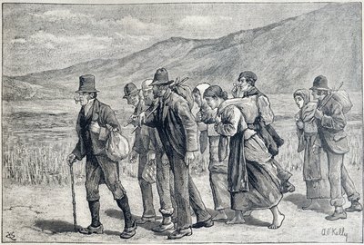 Ireland: seasonal workers for harvest 作者 未知艺术家