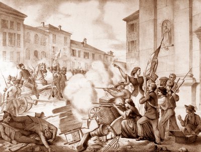 意大利统一组织（Risorgimento）（1848-1870）：3月23日至4月1日布雷西亚十日的情节 作者 未知艺术家