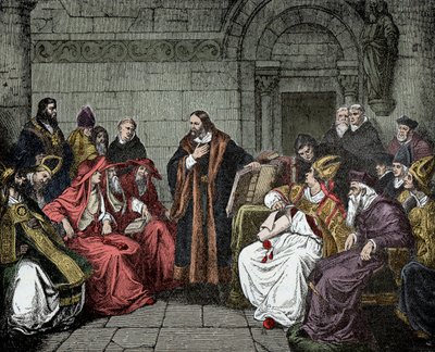 Jan Hus (或 Jean Huss 作者 未知艺术家