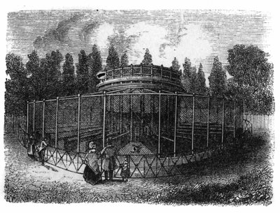1861年在巴黎的植物园：pheasanderie。 作者 未知艺术家