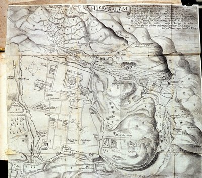 耶路撒冷——《1621 年国王下令制作的黎凡特之旅》，1629 年编辑 作者 未知艺术家