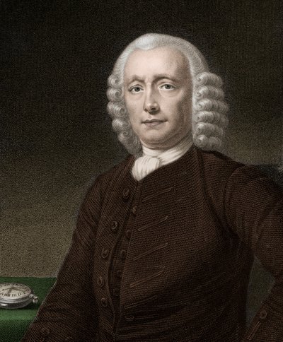John Harrison 1693-1776 - engraving - 19th century 作者 未知艺术家