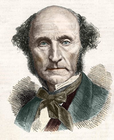 约翰-斯图尔特-米尔（1806 - 1873），英国哲学家和经济学家。 作者 未知艺术家
