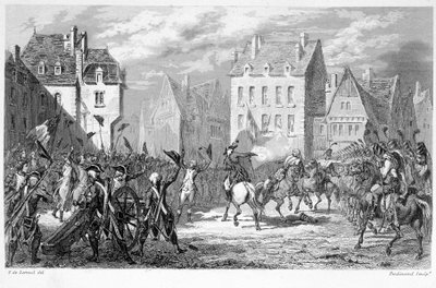 瓦伦纳国民警卫队（1791年6月22日）--见 "法国国民警卫队的资料"（Fasttes de Gardes nationales de France）。 作者 未知艺术家