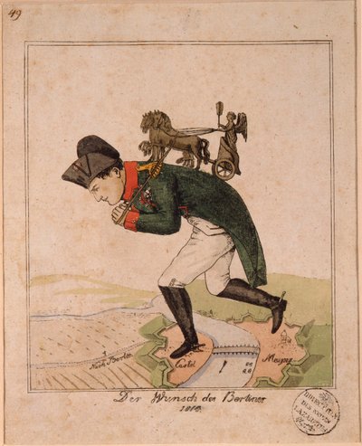 ""Le souhait des berlinois"" (The Wish of the Berliners) Caricature representant l