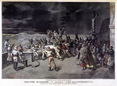 拯救者：在巴黎圣马丁门剧院，Jules Mary 和 Georges Grisier 的戏剧“Maître d