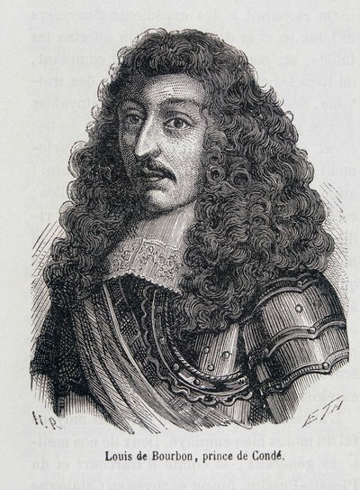 Louis II of Bourbon, Prince of Conde (Bourbon-Conde), known as Le Grand Conde (1621-1686). 作者 未知艺术家