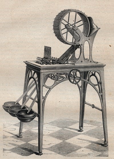 路易斯-约瑟夫（Louis Joseph）-德勒伊（1795-1862）用于验证金币的机器 作者 未知艺术家