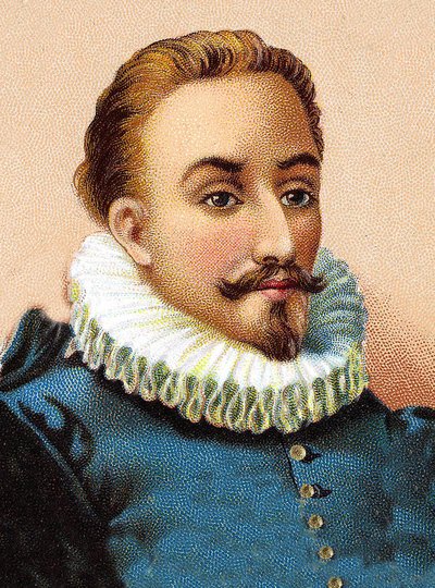 Miguel de Cervantes Saavedra 1547-1616 - 西班牙诗人和剧作家Miguel de Cervantes（1547-1616）的肖像。 作者 未知艺术家