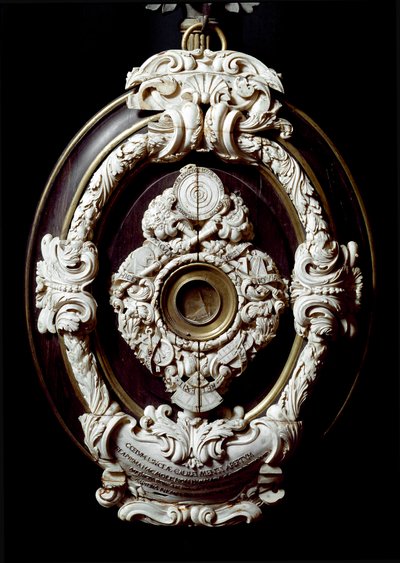 Galilee 或 Galileo Galilei (1564-1642) 的天文表圈的物镜。 1609-1610。 科学史博物馆，佛罗伦萨 作者 未知艺术家