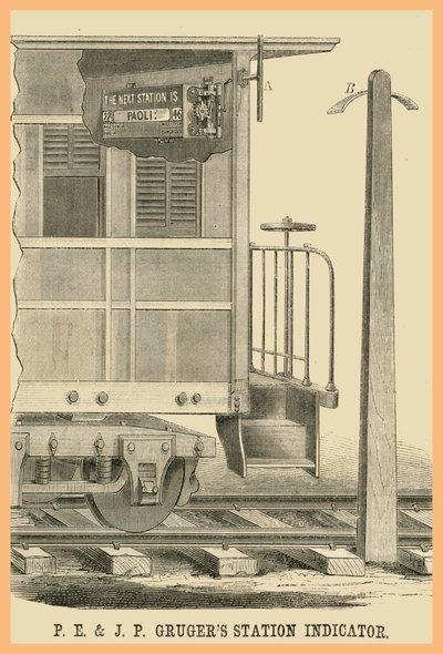 P E - J P Grugers 车站指示器 作者 未知艺术家
