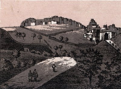 巴勒斯坦：Bethleem（伯利恒）城的景色。载于《世界图解168景》，无日期（19世纪末）。 作者 未知艺术家