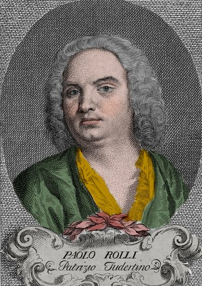 保罗-安东尼奥-罗利（1687-1765）18世纪意大利歌剧的诗人和编剧 - 保罗-安东尼奥-罗利（1687-1765）的肖像，意大利诗人 作者 未知艺术家