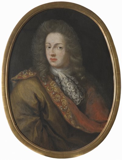 Philippe Christophe Comte de Kœnigsmark, officier de cavalerie de la cour de Hanovre--Philipp Christoph von Koenigsmarck伯爵（1665-1694）的肖像，匿名。布面油画，17世纪最后一个季度。尺寸：79x59厘米。斯德哥尔摩国家博物馆 作者 Unknown artist