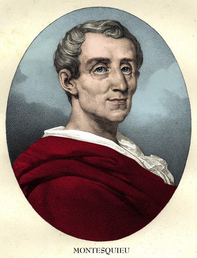 夏尔-德-斯泰纳特，德拉布雷德男爵和孟德斯鸠的肖像（1689-1755）。 作者 未知艺术家