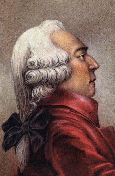 法国化学家克洛德-贝尔托莱伯爵的肖像。 作者 未知艺术家