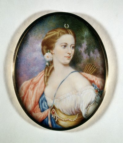 Anna Walewska 伯爵夫人的肖像，出生于 Anna Maria Ricci，Walewski 伯爵 (1810 - 1868) 的妻子。 复兴博物馆。 米兰 作者 未知艺术家