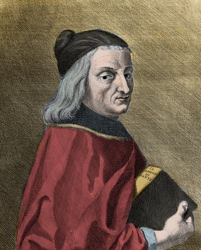 意大利人文主义者克里斯托弗-兰迪诺（1424-1498）的肖像 作者 未知艺术家