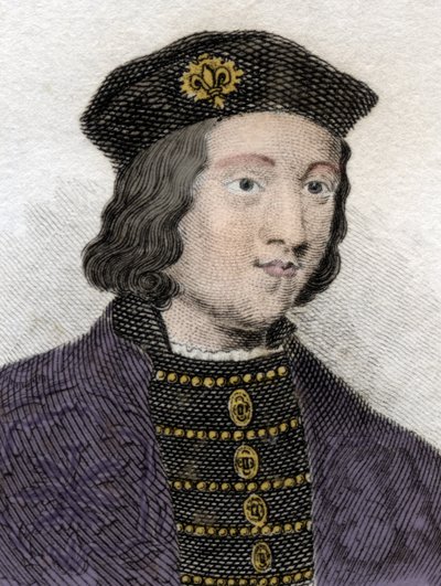 英格兰国王爱德华四世 (1442 - 1483) 的肖像。 作者 未知艺术家