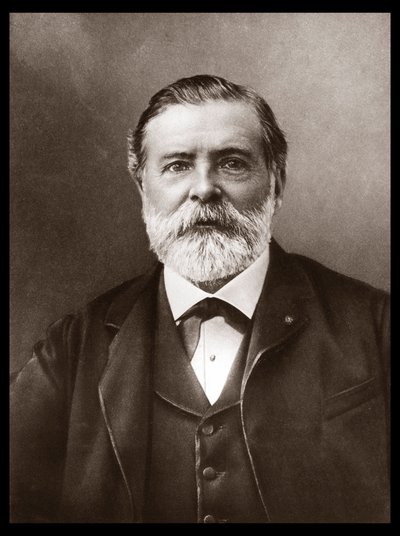 Etienne-Jules Marey (1830-1904)的肖像；英国科学家和计时照相师；血压计的发明者和摄影及电影的先驱。照片由纳达尔，保罗（1856-1939）拍摄。 作者 未知艺术家