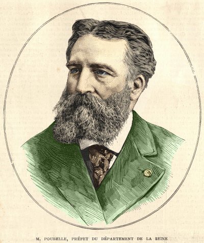 尤金-雷内-普贝尔（1831 - 1907）的肖像，法国公务员和塞纳河省长。抵押。比安凯蒂。 作者 未知艺术家
