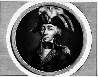 Portrait of Francois Hanriot (1761-1794), French Revolutionary - Engraving in “” Complete collection des tableaux historiques de la revolution francaise, en trois volumes””” 1804 作者 未知艺术家