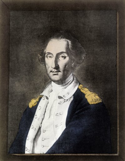 乔治-华盛顿（1732 - 1799）的画像 作者 未知艺术家