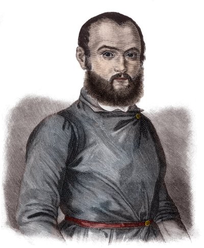 古斯塔夫-冯-斯特鲁夫（1805-1870）的肖像 - 古斯塔夫-冯-斯特鲁夫（1805-1870）德国律师、记者和政治家 作者 未知艺术家