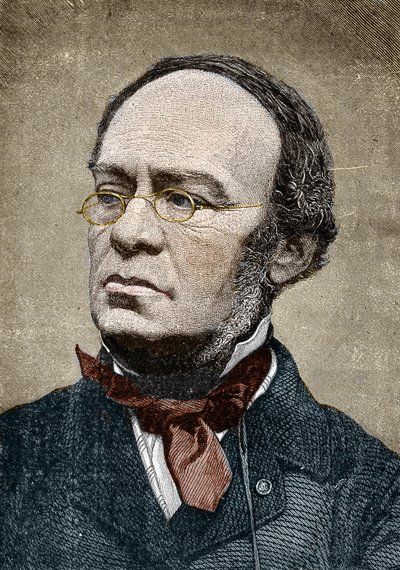 Halevy dit Jacques Fromental Levy的肖像，法国作曲家（1799-1862）。 作者 未知艺术家
