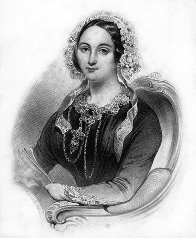 Henriette Sontag（1806-1854）的肖像，德国歌手。 作者 未知艺术家