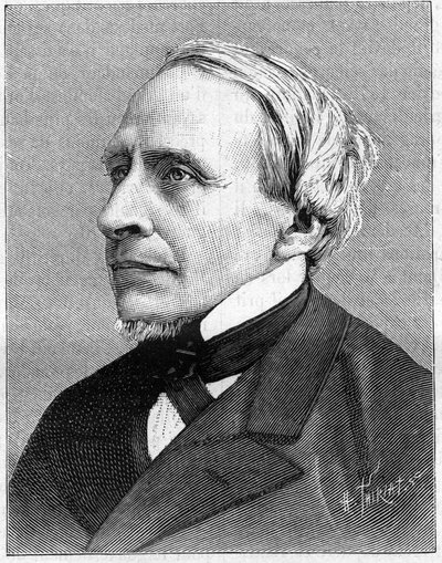 科学家Herve Mangon（1821-1888）的画像。在 "自然。科学及其在艺术和工业中的应用回顾"。1888 作者 未知艺术家