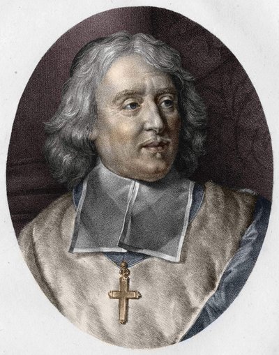 雅克-贝尼涅（Jacques Benigne）-博叙埃（1627 - 1704）的肖像。 作者 未知艺术家