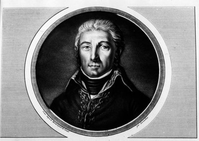 让·维克多 (Jean-Victor) Moreau (1763-1813) Armee du Rhine 将军的肖像。 版画《法国大革命历史画作全集，三卷》。””1804 年。 作者 未知艺术家