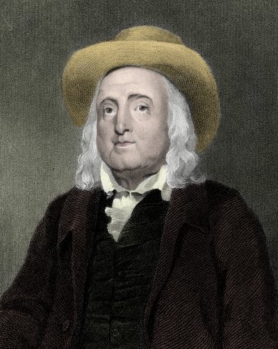 杰里米·边沁（Jeremy Bentham，1748-1832 年）的肖像，英国哲学家、道德家和立法者。 作者 未知艺术家
