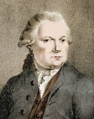 Jiri Antonin Benda (Georg Anton Benda) (1722 - 1795) 的肖像 - Jiri Antonin Benda (Georg Benda) 的肖像 作者 未知艺术家