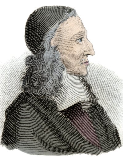 约翰·德·维特 (Jean de Witt) (1625-1672) 荷兰政治家、经济学家和数学家的肖像 19 世纪的雕刻。 作者 未知艺术家