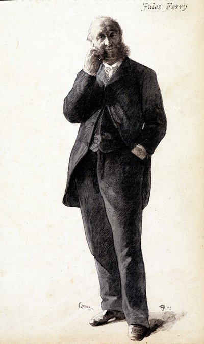 Portrait of Jules Ferry, circa 1880 作者 未知艺术家