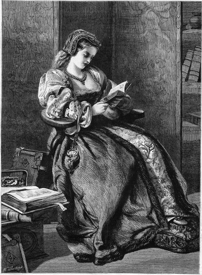 贞德-格雷夫人的画像（Jane Grey 作者 未知艺术家