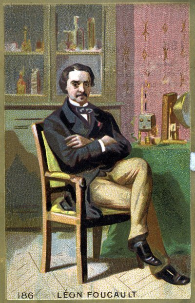 莱昂-福柯（1819 - 1868）在其办公室的肖像。 作者 未知艺术家