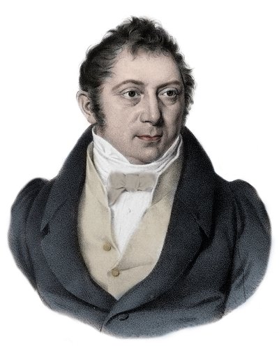 路易斯-路德维希-斯波尔（1784 - 1859）德国作曲家、小提琴家和指挥家的画像。 作者 未知艺术家